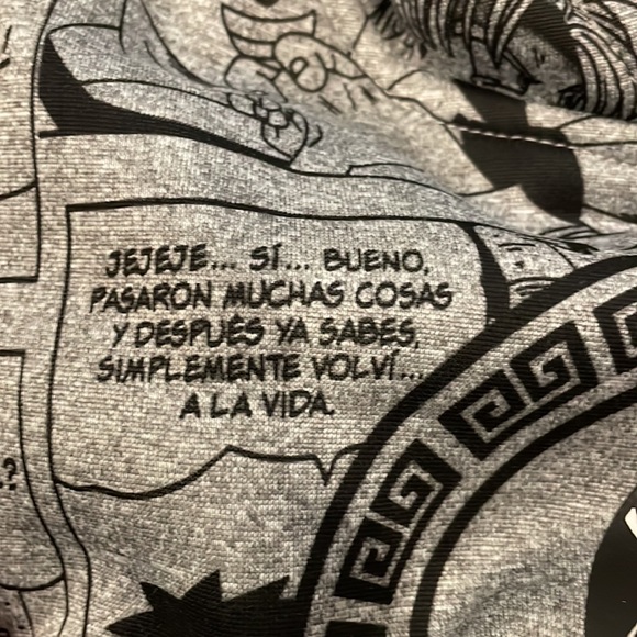 Kids size 6 Spanish comic book sweatshirt - Picture 6 of 7